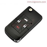 Refit flip key shell 4 button for Toyota