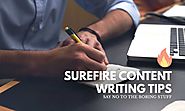 24 Surefire Content Writing Tips for Beginners - Red Dot Geek
