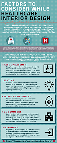Factors to consider while Healthcare Interior Design