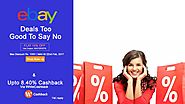 Ebay Coupons, Offers: Avail Cashback Upto 8.40% Now