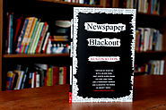 Austin Kleon: Newspaper Blackout: Newspaper + Marker = Poetry.