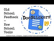 DocStickers: A Docs + Keep Integration for Old School feedback