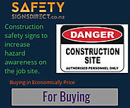 Construction site signs - Bannersnack