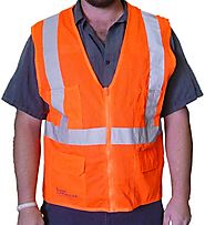 Website at https://www.safetyvests.co.nz/product/beseen-orange-safety-vests-with-lights/
