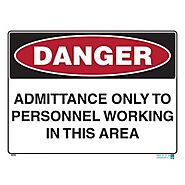 Restricted Access Signs | Safety Signs Direct