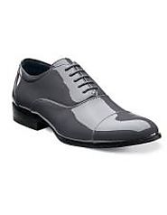 Stylish And Exotic Gray Tuxedo Shoes For Mens- MensUSA