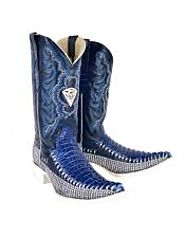 Extravagant Blue Cowboy Boots For Men