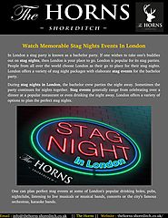 Make Your Night indelible With Stage Nights In London