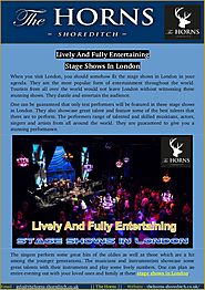 Lively And Fully Entertaining Stage Shows In London - Page 1