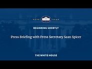 LIVE - White House Press Briefing with Press Secretary Sean Spicer