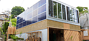 Shogo Sugiura House built using Trina Solar DUOMAX modules as walls and roof