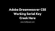 Adobe Dreamweaver CS5 Serial Key + Crack Free Download [100% Working] - SoftQuack