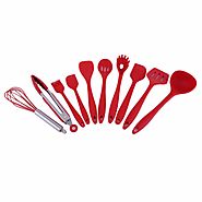 10Pcs/Set Home Kitchen Silicone Cooking Utensil Set High Temperature Resistant Kitchen Tool Set Cooking Tools - Kitch...
