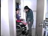 Guide for Caregivers on Moving People Safely: Wheelchair to Toilet Seat Transfer