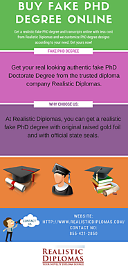 Buy Fake PhD Degree Online • r/Infographics