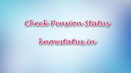 Pension Status Online