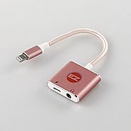 iPhone 7/7 Plus Audio Adapter, Charge Adapter, Earphone Adapter 2 in 1 Lightning 3.5mm Headphone Adapter Cable by I4 ...