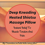 5 Deep Kneading Heated Shiatsu Massage Pillows As Housewarming Gifts • Seasons Charm