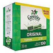 GREENIES Dental Dog Treats, Teenie, Original Flavor, 130 Treats, 36 oz.
