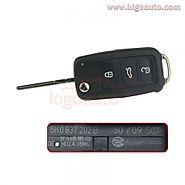 5K0837202B 315Mhz 3 button HU66 blade remote key for VW Beetle Passat Jetta Golf 2011 2012 5K0 837 202B