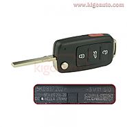 5K0837202F remote key 3 button with panic 315Mhz for VW NBG010206T