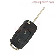 1JO 959 753 N Remote key 2 button HU66 434Mhz for VW Bora Seat Ibiza Skoda Octavia 2000 1J0959753N