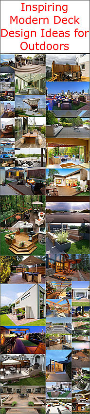 Inspiring Modern Deck Design Ideas for Outdoors | Pergola Gazebos
