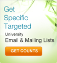 University mailing database