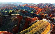 Rainbow Swirled Mountains: Zhangye Danxia Landform