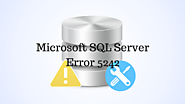 Resolve Microsoft SQL Server Error 5242 using DBCC CHECKDB Command