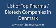 List of Top Pharma/Biotech Companies in Denmark - BioChem Adda