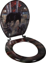 Black Bear Decorative Toilet Seat - Bear Decor