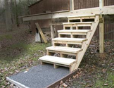 Building and Installing Deck Stairs