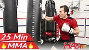 MMA Heavy Bag Workout