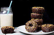 Vegan Chocolate Hazelnut Donuts - Vegan Heaven