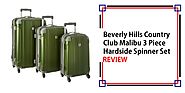 Beverly Hills Country Club Malibu 3 Piece Hardside Spinner Luggage Set Review - BestLugage