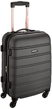 Rockland Melbourne 20″ Expandable Abs Carry On Luggage Review - BestLugage
