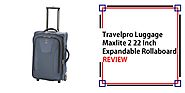 Travelpro Luggage Maxlite 2 22 Inch Expandable Rollaboard Review - BestLugage