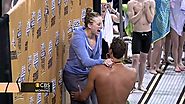 Swimmer makes surprise marriage proposal in Mo.