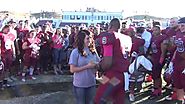 Football Player Proposes to Girlfriend after Game