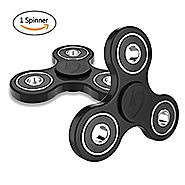 Wisdomspot Fidget Spinner Toy Stress Reducer - Perfect For ADD, ADHD, Anxiety, and Autism Adult Children for Killing ...