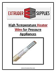 High Temperature Heater Wire for Pressure Appliances