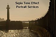 Sepia Portraits Retouching Services | Canvas Photo Retouching | Vignette Photo Retouching