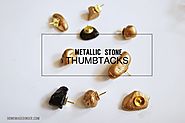 Metallic Stone Thumbtacks + $25 Target Gift Card Giveaway! - Homemade Ginger