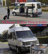 12 Seater Crafter Hire on Rent | Volkswagen Crafter India