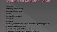 Looking for the Best Mediation services!