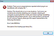 QuickBooks Enterprise Error 80029c4a