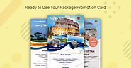 The Key to Entice the Customers - The Tour Promotion Cards