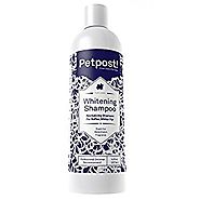 Petpost | Dog Whitening Shampoo - Best Lightening Treatment for Dogs with White Fur - Soothing Watermelon Scent - Mal...