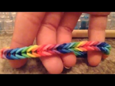 How to make a fishtail rainbow loom bracelet